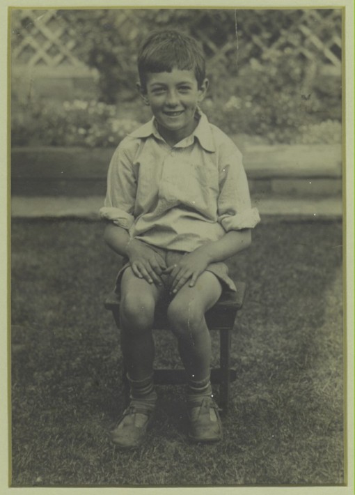 Sefton Davis as a boy in Neith, Wales